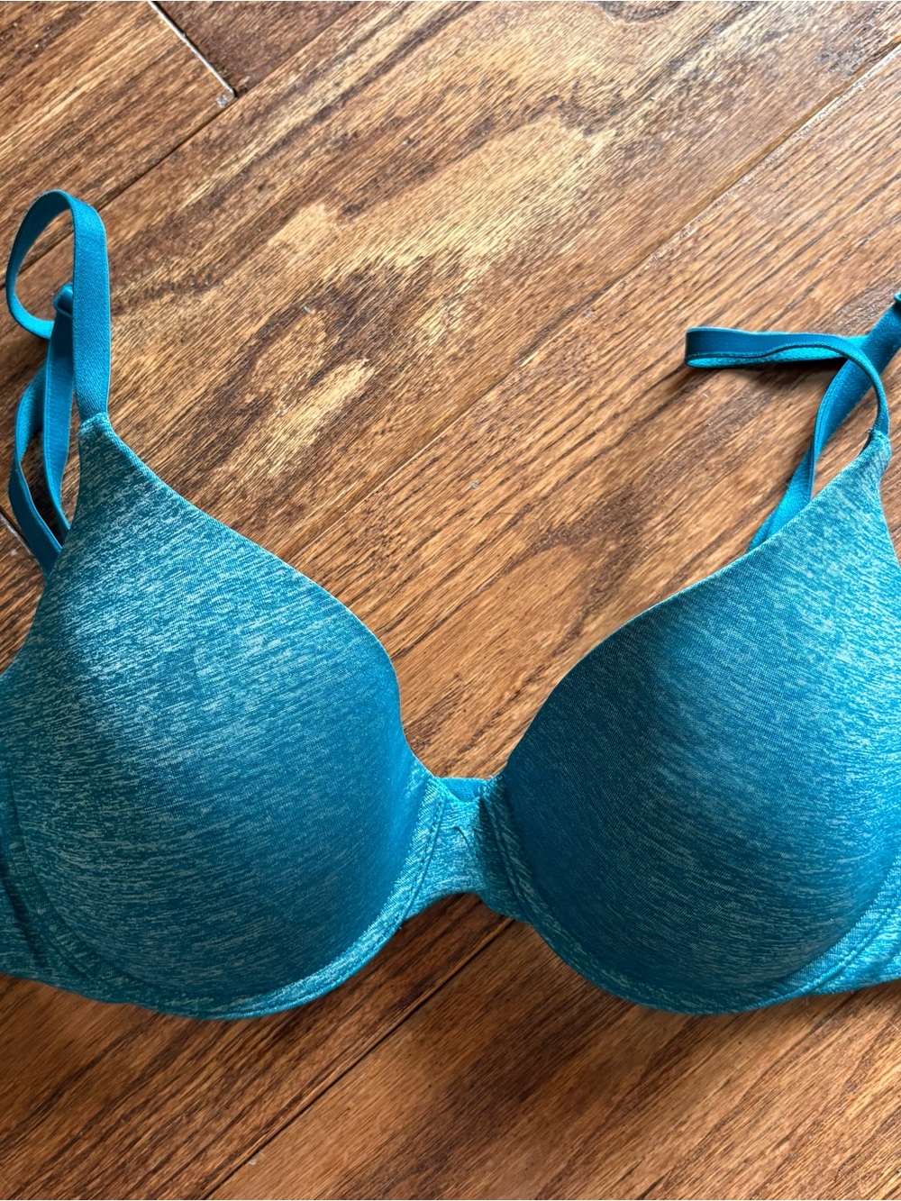 Victoria's Secret Teal Heathered T-Shirt Bra